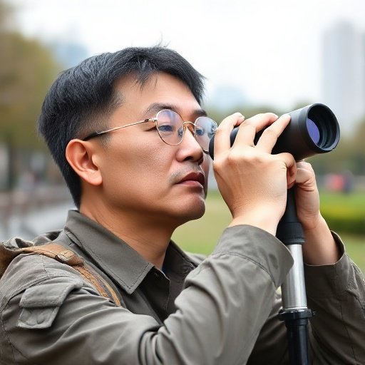 城市观鸟人